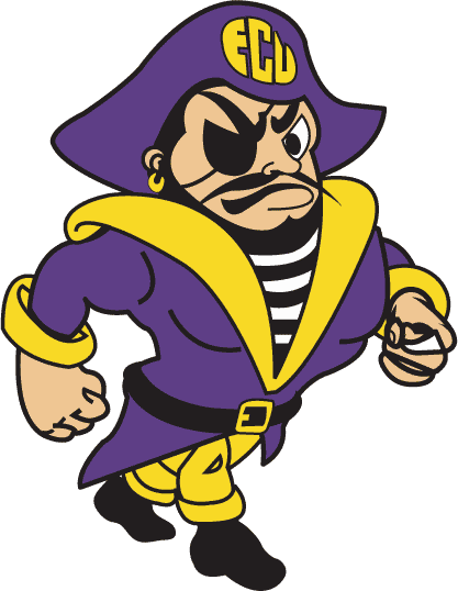 East Carolina Pirates 1999-Pres Mascot Logo iron on transfers for clothing